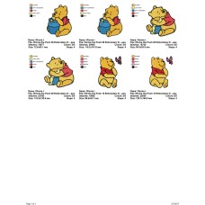 Package 3 Winnie the Pooh 03 Embroidery Designs